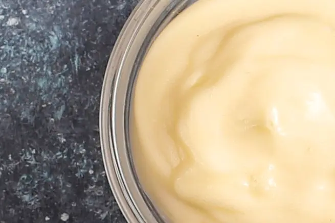 Close-up of Sonic Signature Sauce showing its smooth, creamy texture